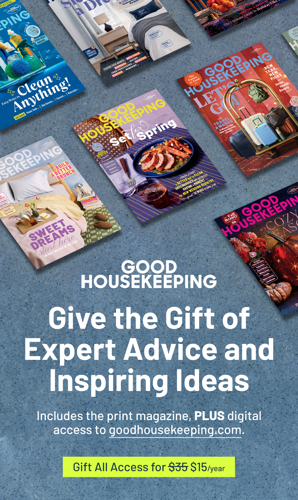 Give the gift of expert advice and inspiring ideas - for $15