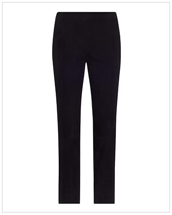 VINCE Stretch-Suede Cropped Pants