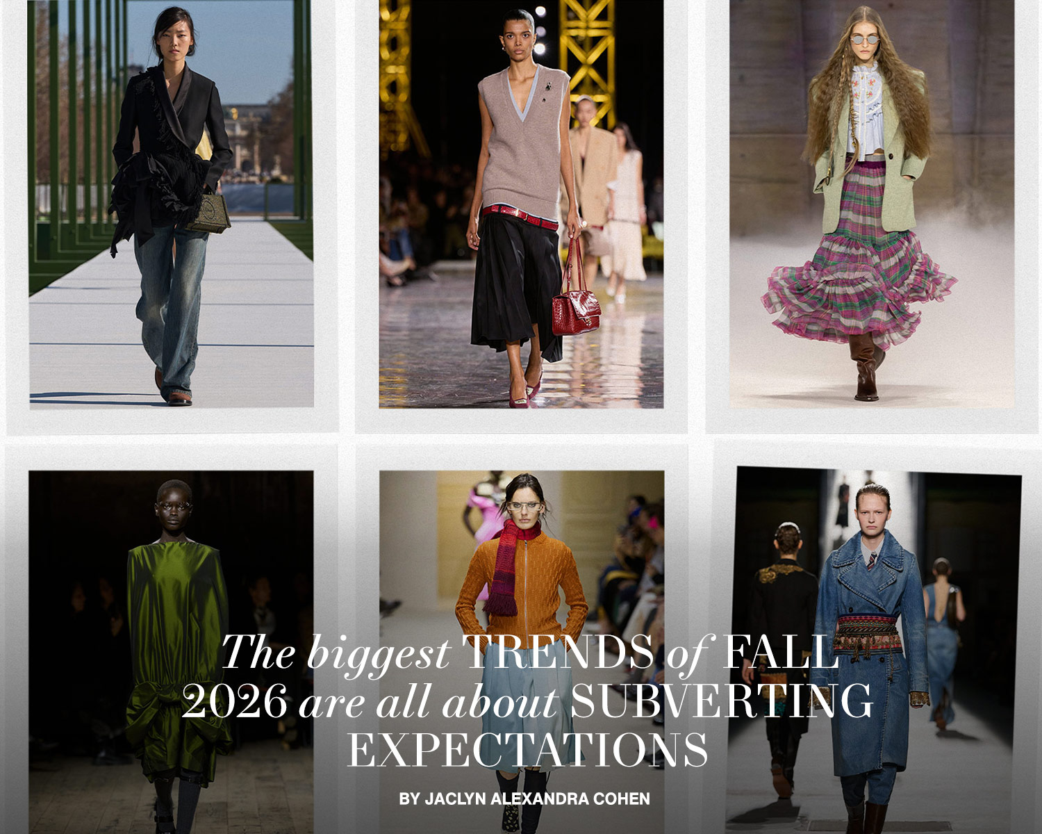 Fall runway trends