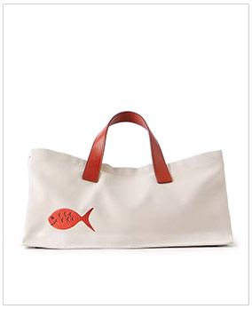 STAUD Da Adolfo Port Canvas Tote