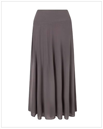 ST. AGNI Low-Rise Jersey Midi Skirt