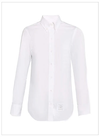 THOM BROWNE Classic Button-Down Poplin Shirt
