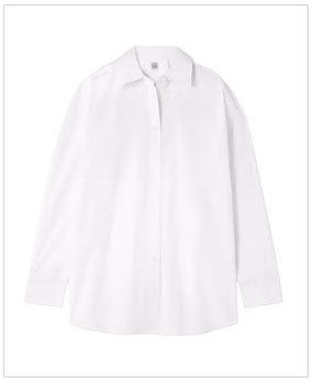 TOTEME Garderob Organic Cotton-Poplin Shirt