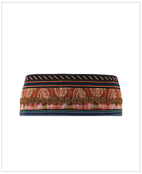 DRIES VAN NOTEN Embroidered Cotton Belt