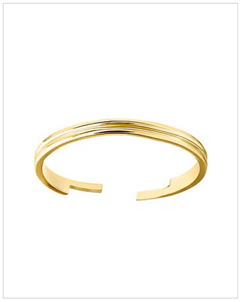 ISA GRUTMAN  Double Band Toe Ring