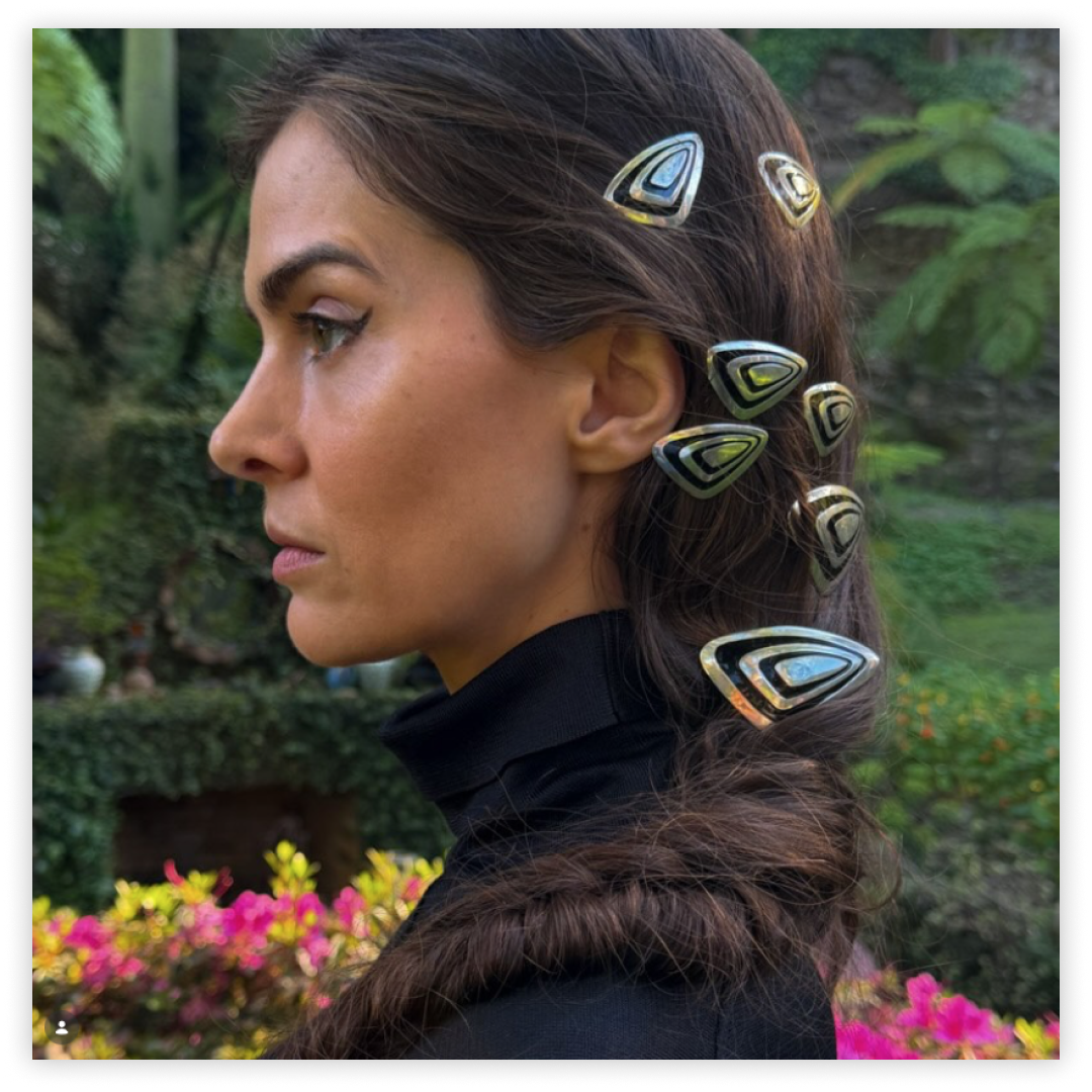Lisa Eisner hair clips
