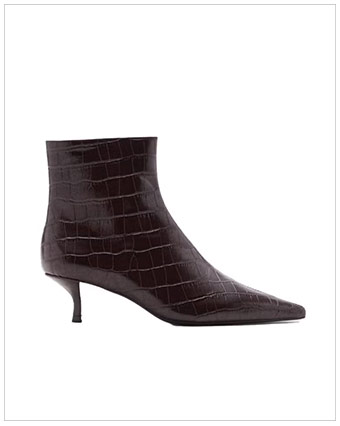 MANGO Pointed-Toe Ankle Boot