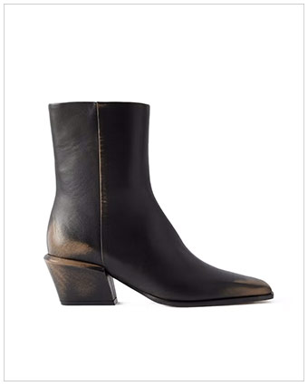 PARIS TEXAS Bettina Leather Ankle Boots