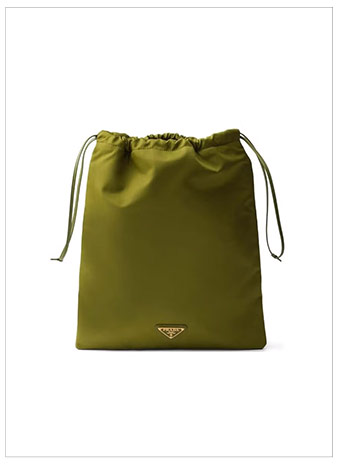 PRADA Drawstring Clutch Bag