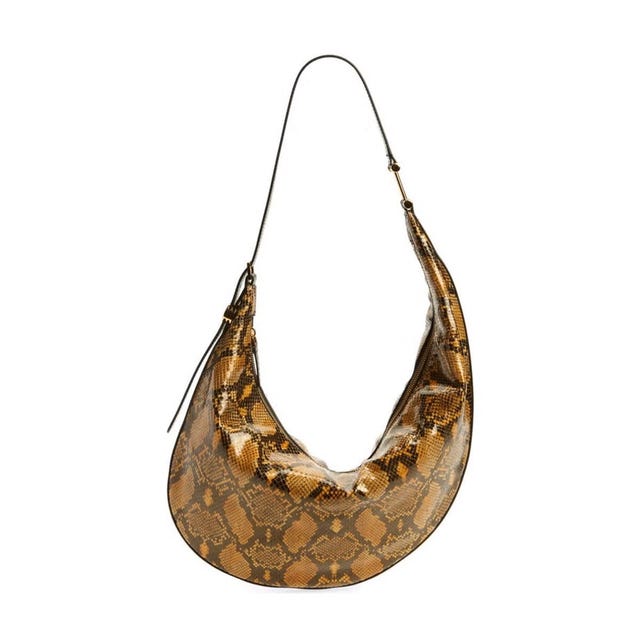 MARNI Python Print Hobo Bag 