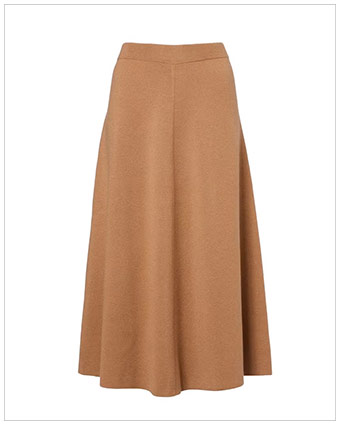 JARDIN DES  Orangers Wool and Cashmere Midi Skirt