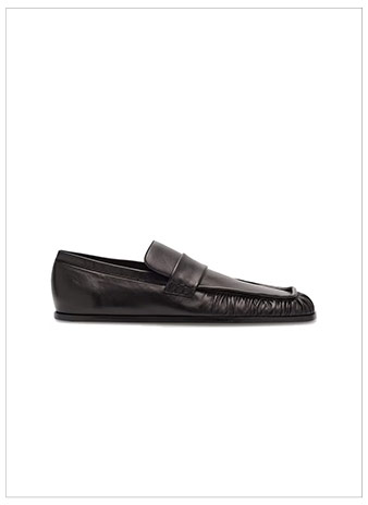 JIL SANDER Square-Toe Loafers