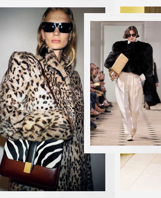 Models sporting winter fashion trends