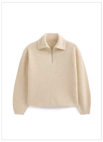 EVERLANE Half-Zip Sweater