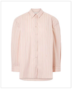 THE FRANKIE SHOP Oana Striped Cotton Shirt
