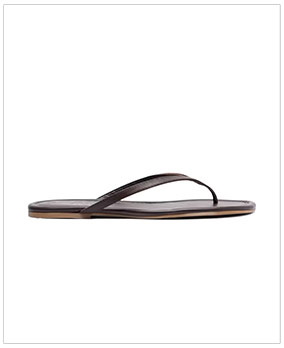 STAUD Freja Leather Thong Sandals
