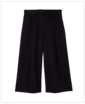 EILEEN FISHER Wide Leg Linen Crop Pants