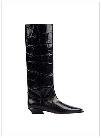 PARIS TEXAS Bettina Croco Tall Boots