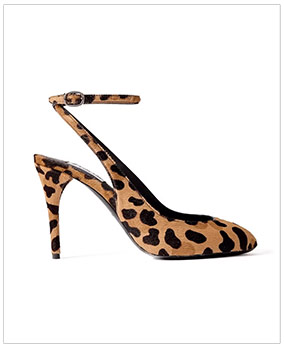 ALAÏA 90 Leopard-Print Calf Hair Pumps