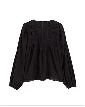 MADEWELL Pin-Tucked Top