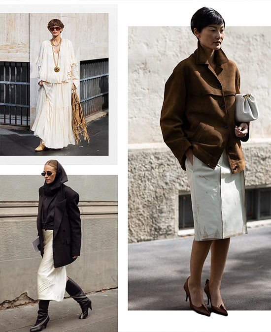 street style images of people at Milan Fashion Week