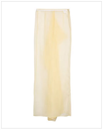 ZANKOV Yoko Silk-Organza Maxi Skirt