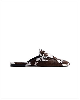 H&M Leather Mule Loafers
