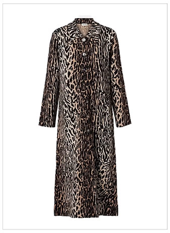 RIXO Jacoba Jacquard Coat