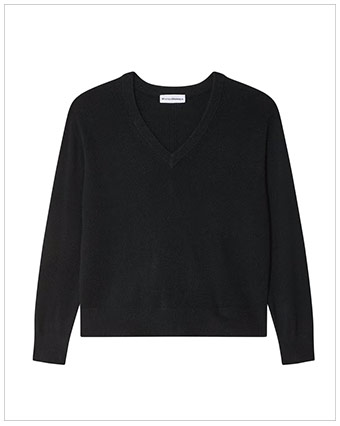 WHITE + WARREN Cashmere V-Neck Pullover
