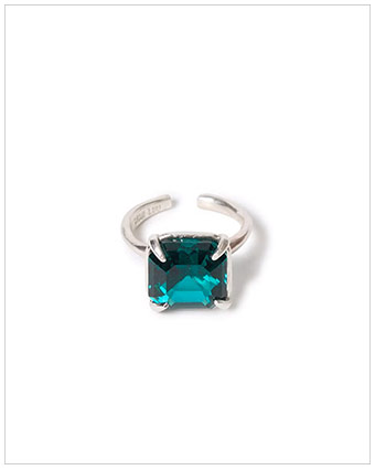 CHAN LUU Caprice Sterling Silver Crystal Toe Ring