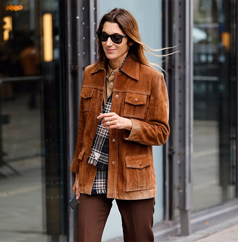 Styling suede