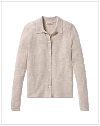 BUCK MASON Featherweight Silk Cashmere Cardigan BUCK MASON Featherweight Silk Cashmere Cardigan