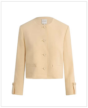 FAVORITE DAUGHTER Aurora Collarless Jacket