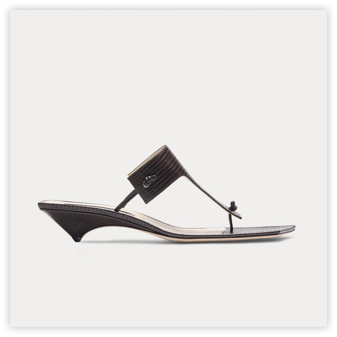 Christen edge thong sandal