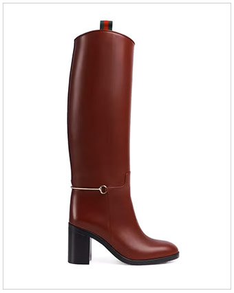GUCCI Boots With Slim Horsebit