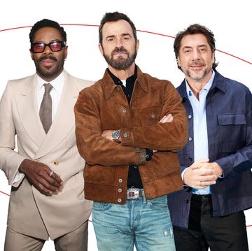 three men standing side by side each wearing distinct style