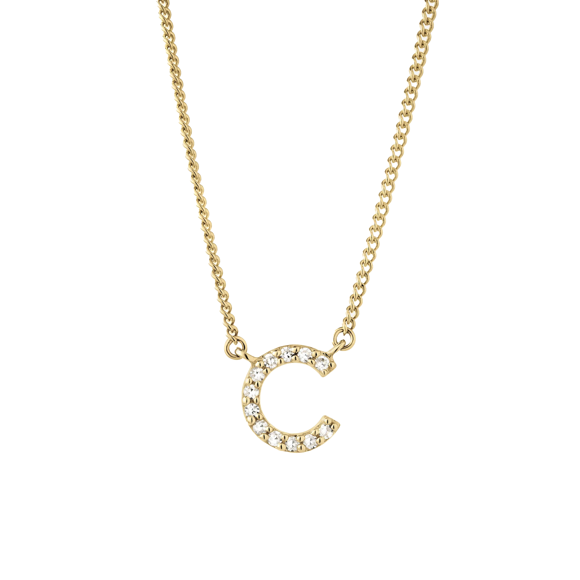 Ring Concierge Diamond Initial Necklace 