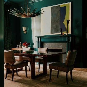 Upper West Side townhouse with emerald green walls