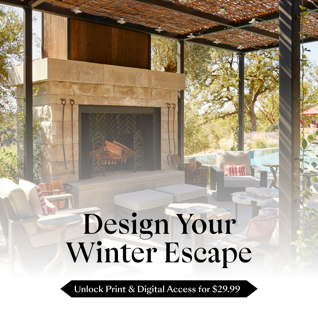 Beautiful outdoor living space. Unlock print and digital access for $29.99
