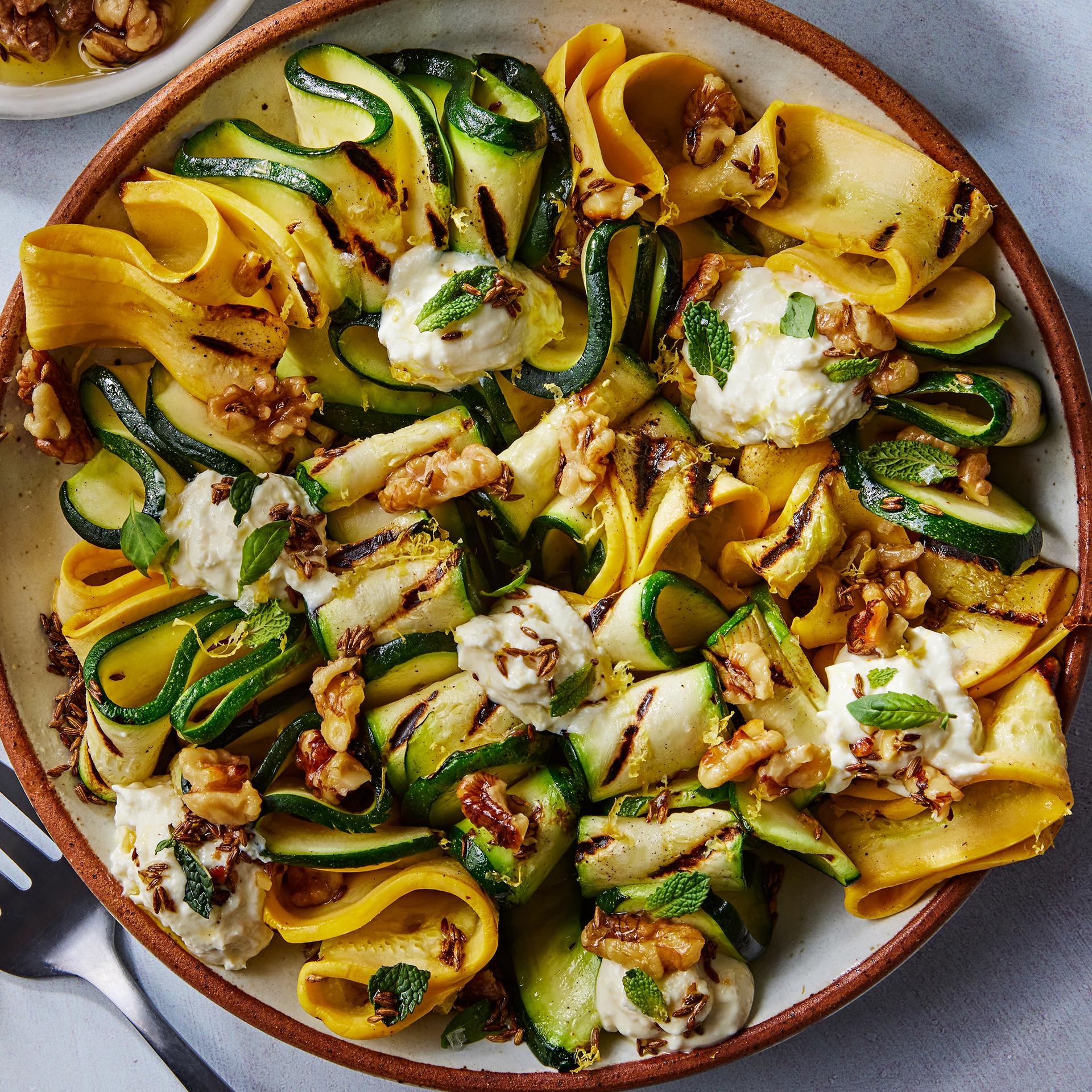 Grilled Zucchini With Ricotta & Walnuts Grilled Zucchini With Ricotta & Walnuts