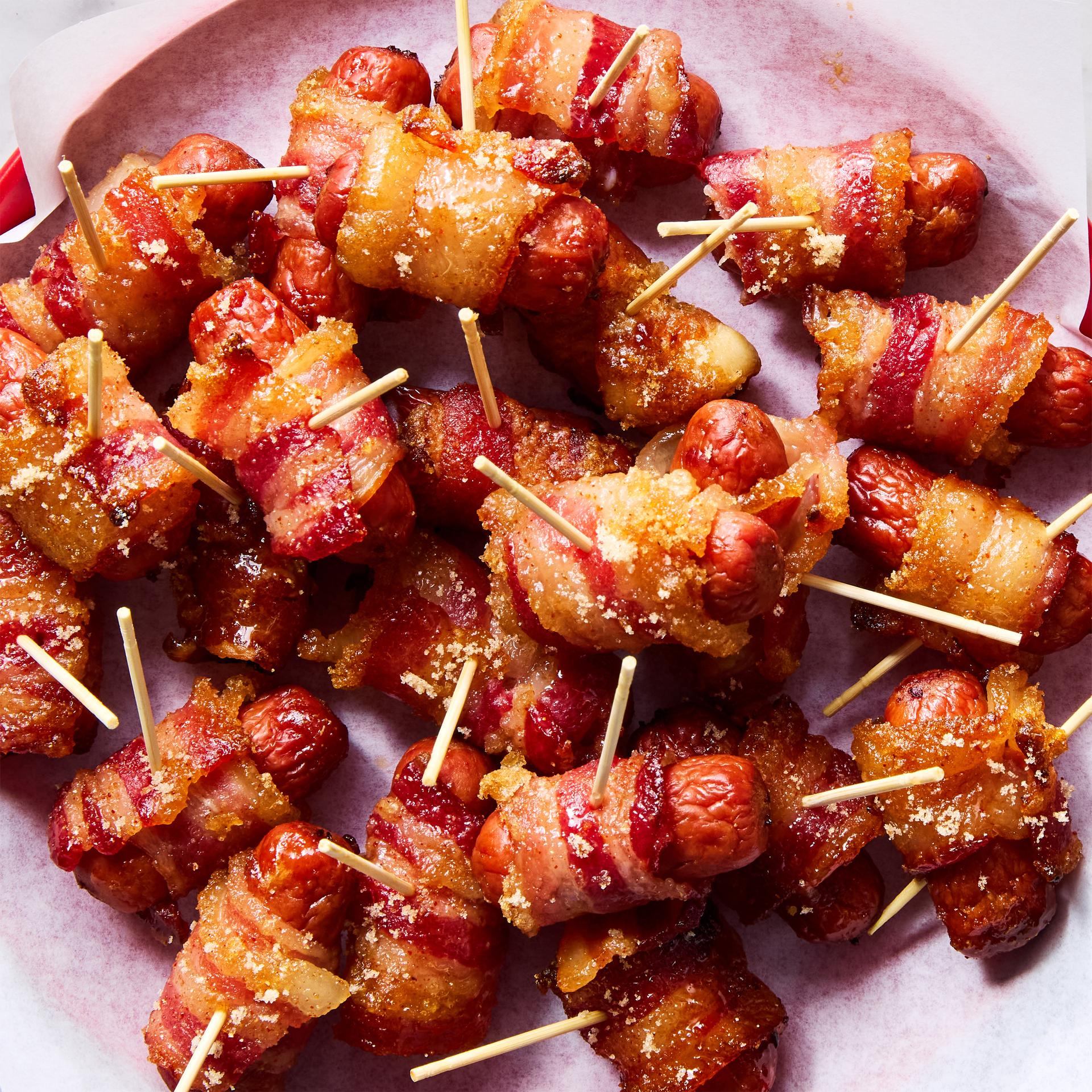 Candied Bacon Smokies Candied Bacon Smokies