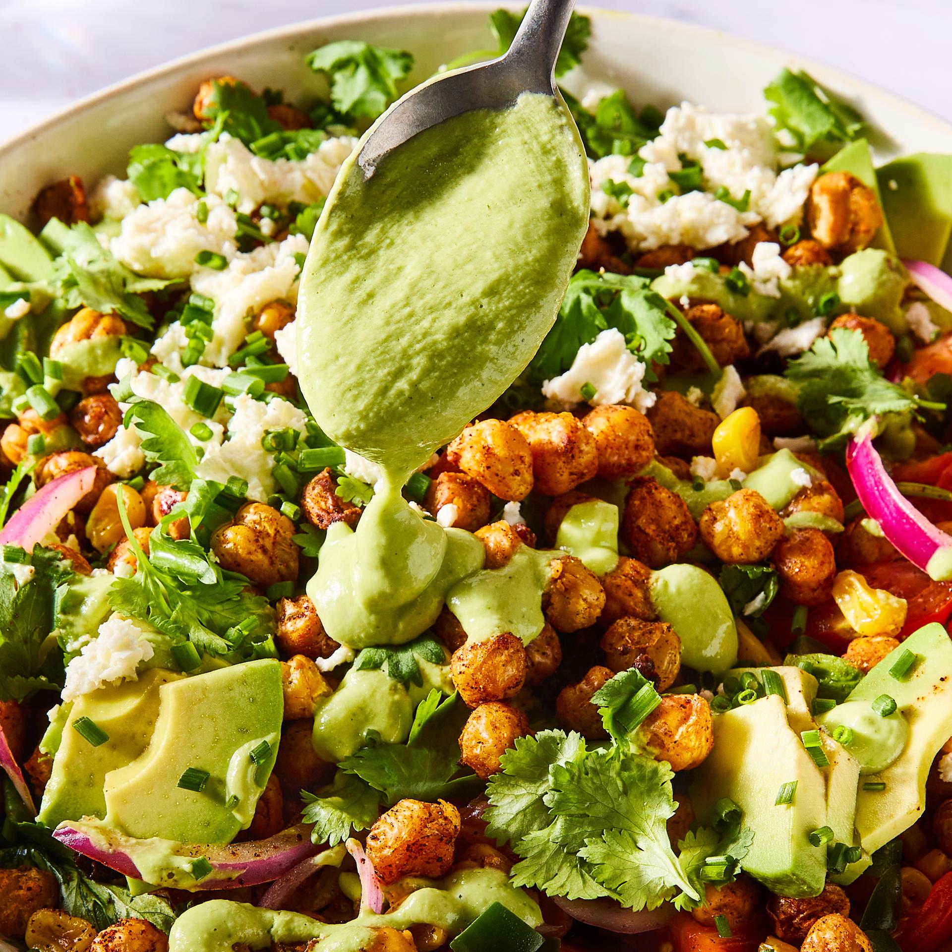 Crispy Chili-Lime Chickpea Salad Crispy Chili-Lime Chickpea Salad