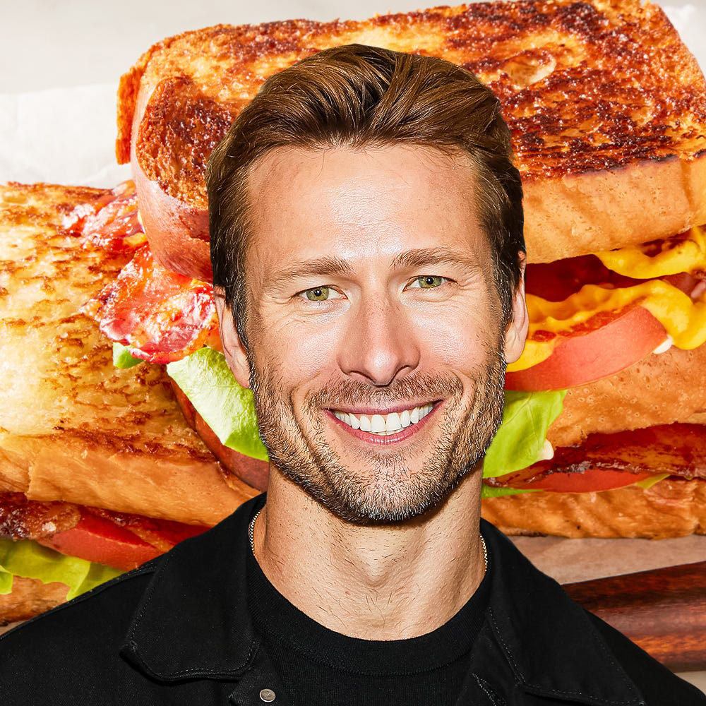 Glen Powell Slathers His Perfect BLT In BBQ Sauce & You Should Too