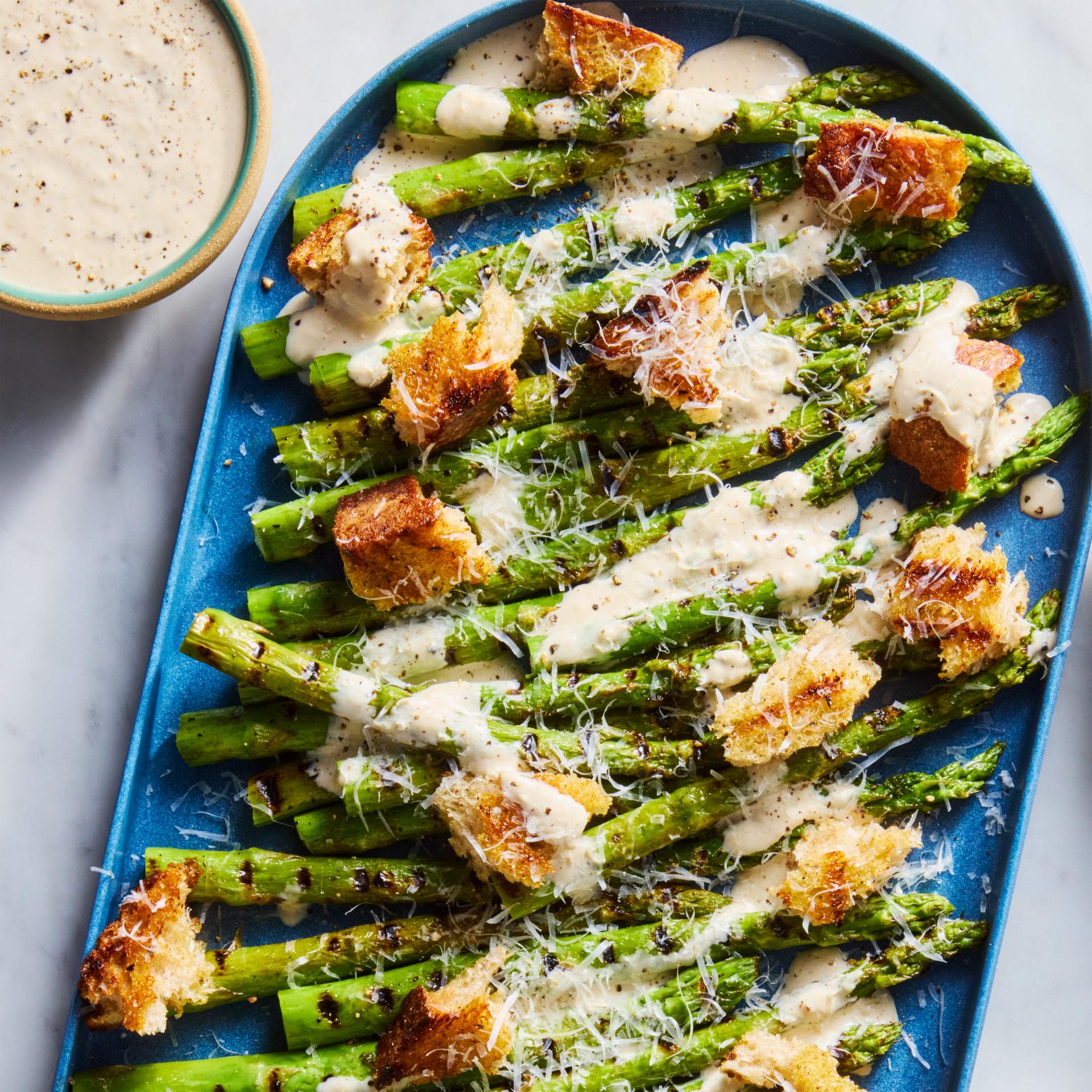 Caesar Grilled Asparagus Caesar Grilled Asparagus