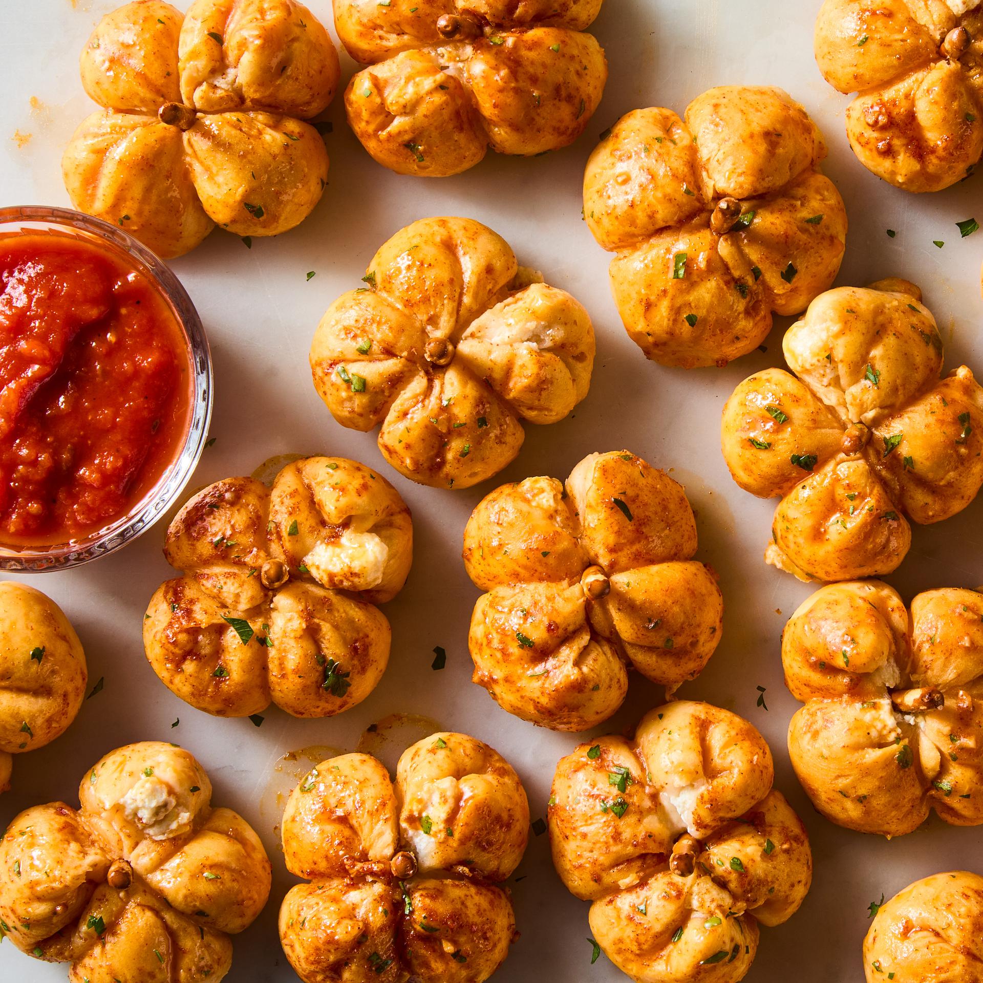 Pizza-Stuffed Pumpkins