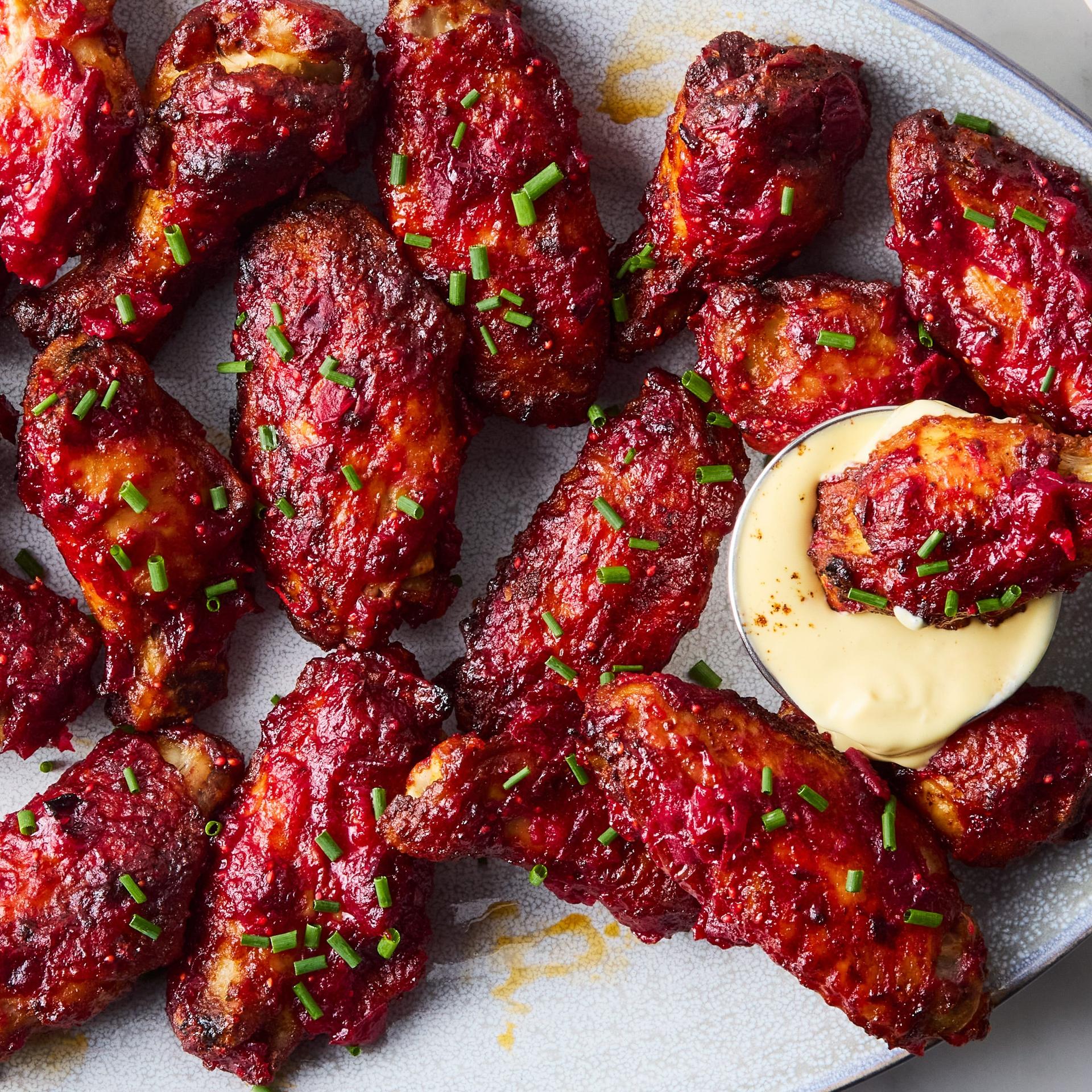 Spicy Cranberry Chicken Wings Spicy Cranberry Chicken Wings