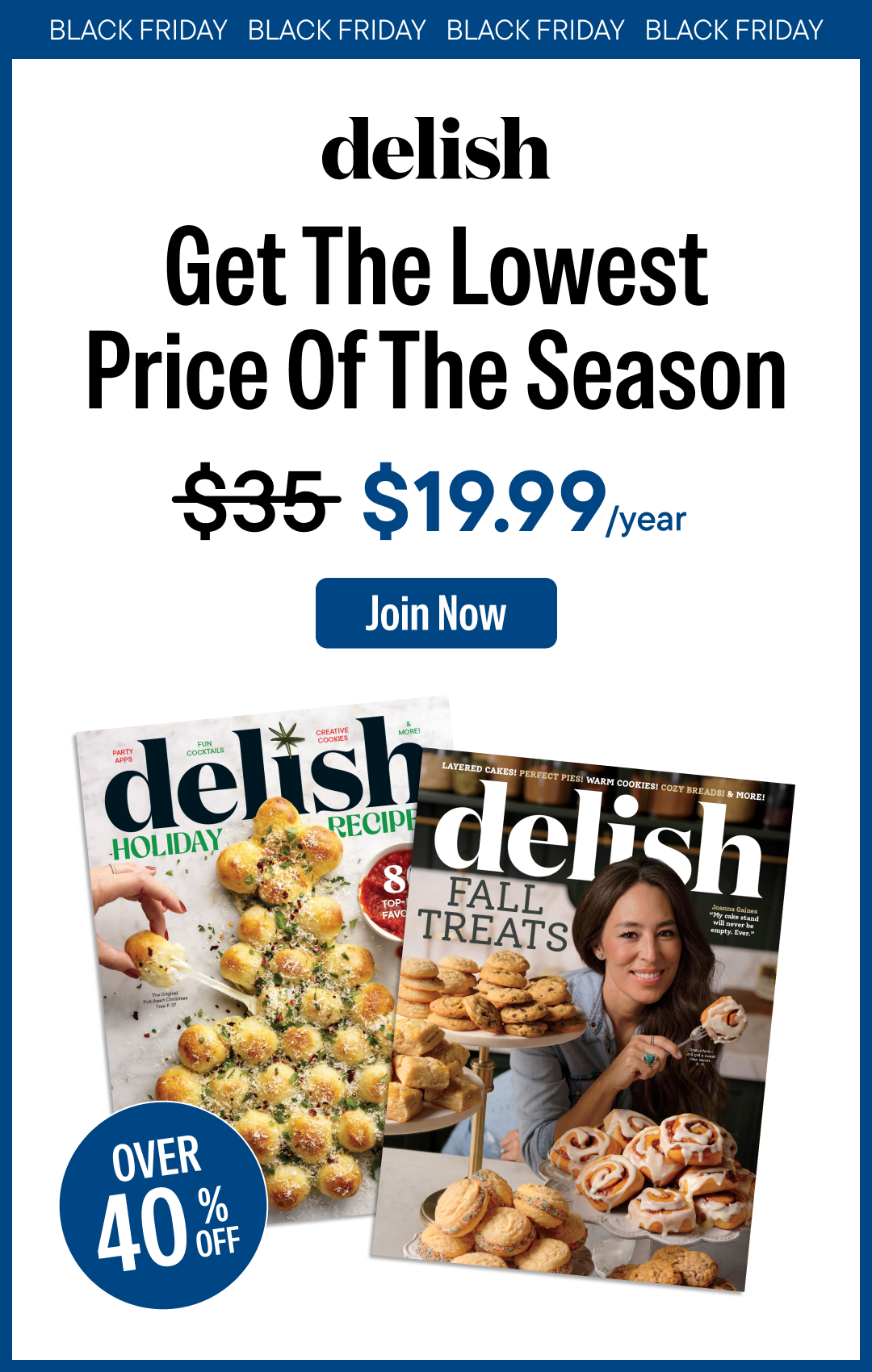 Delish - Lowest price of the season
