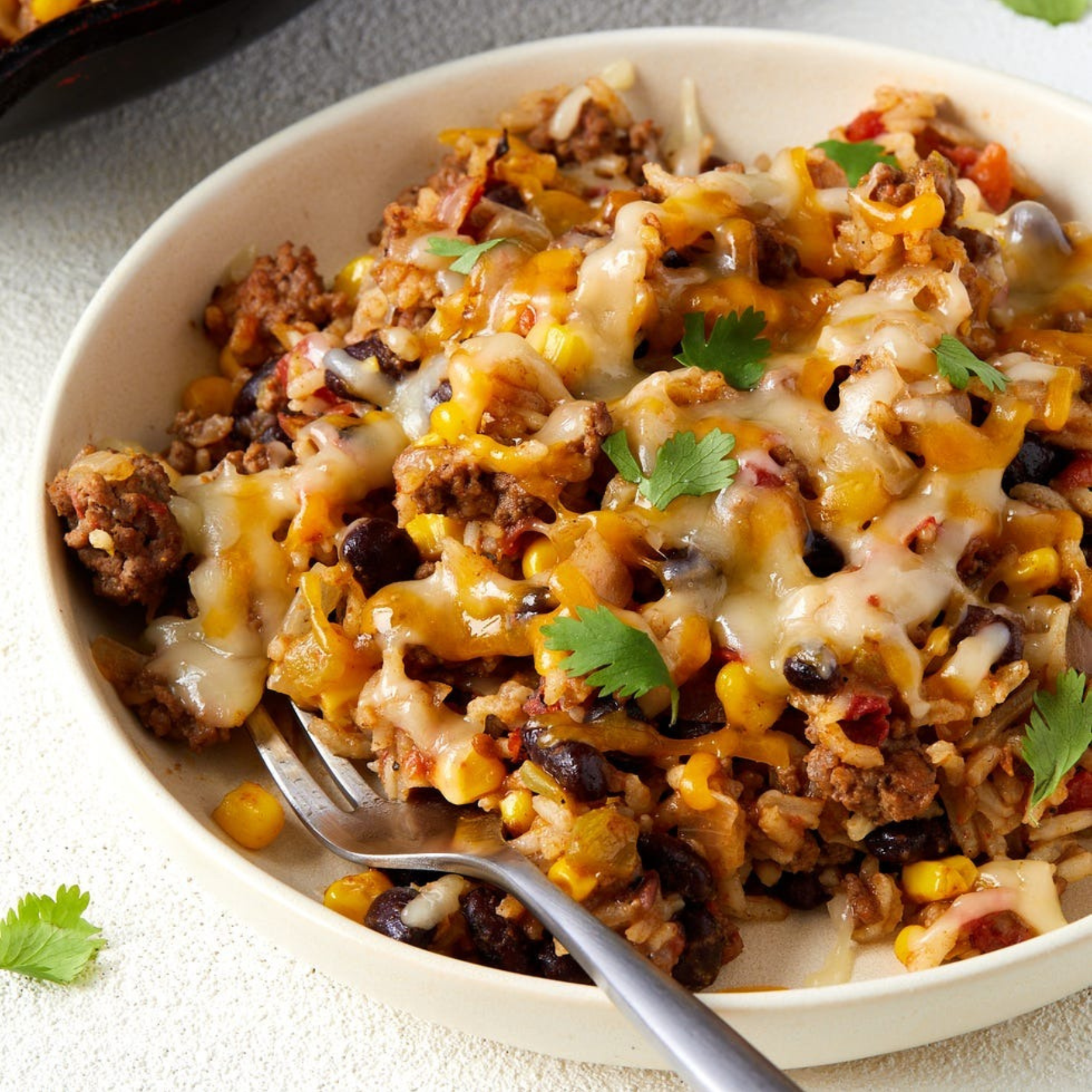Mexican Beef 'N' Rice Skillet