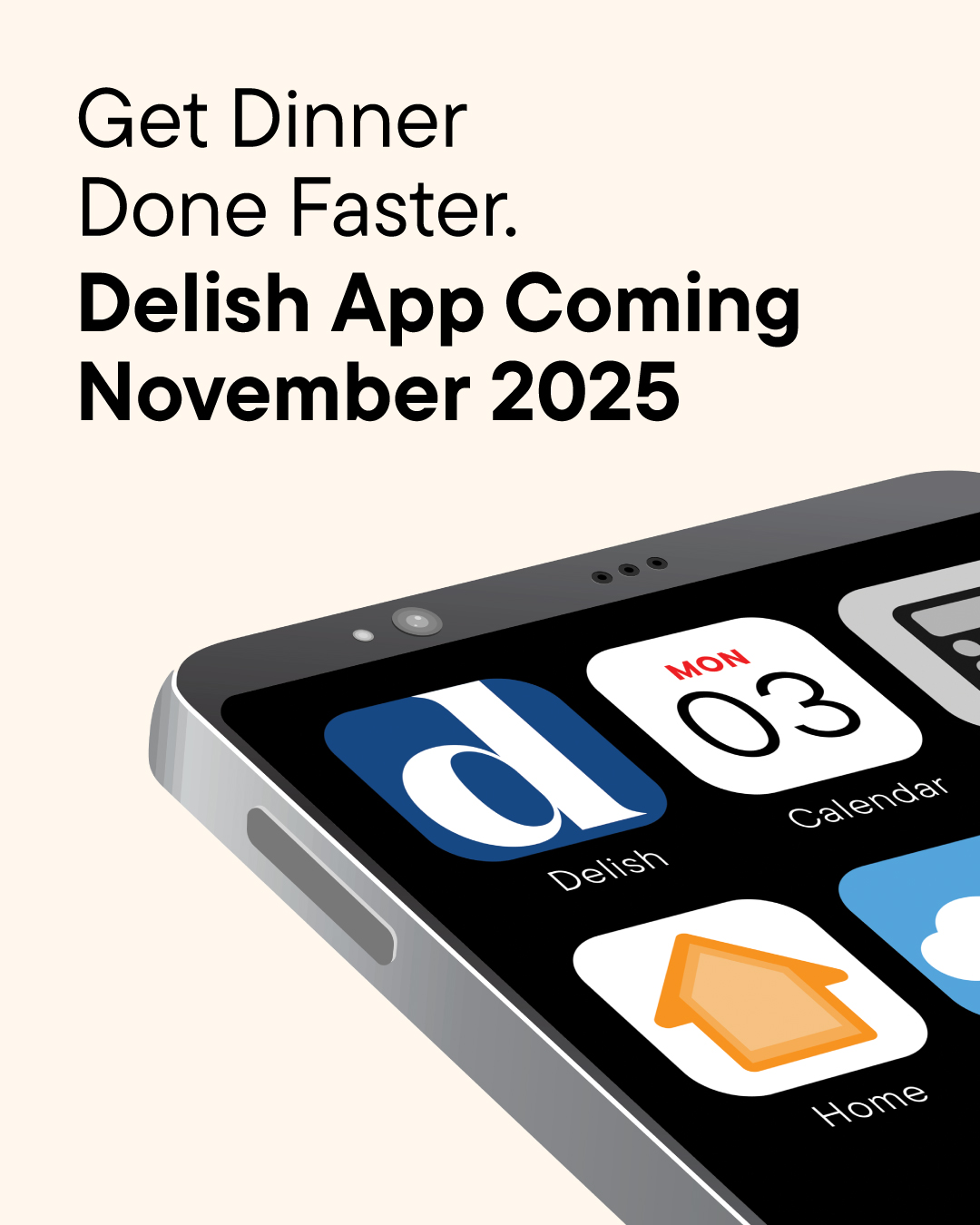 delish app coming soon novemebr 2025