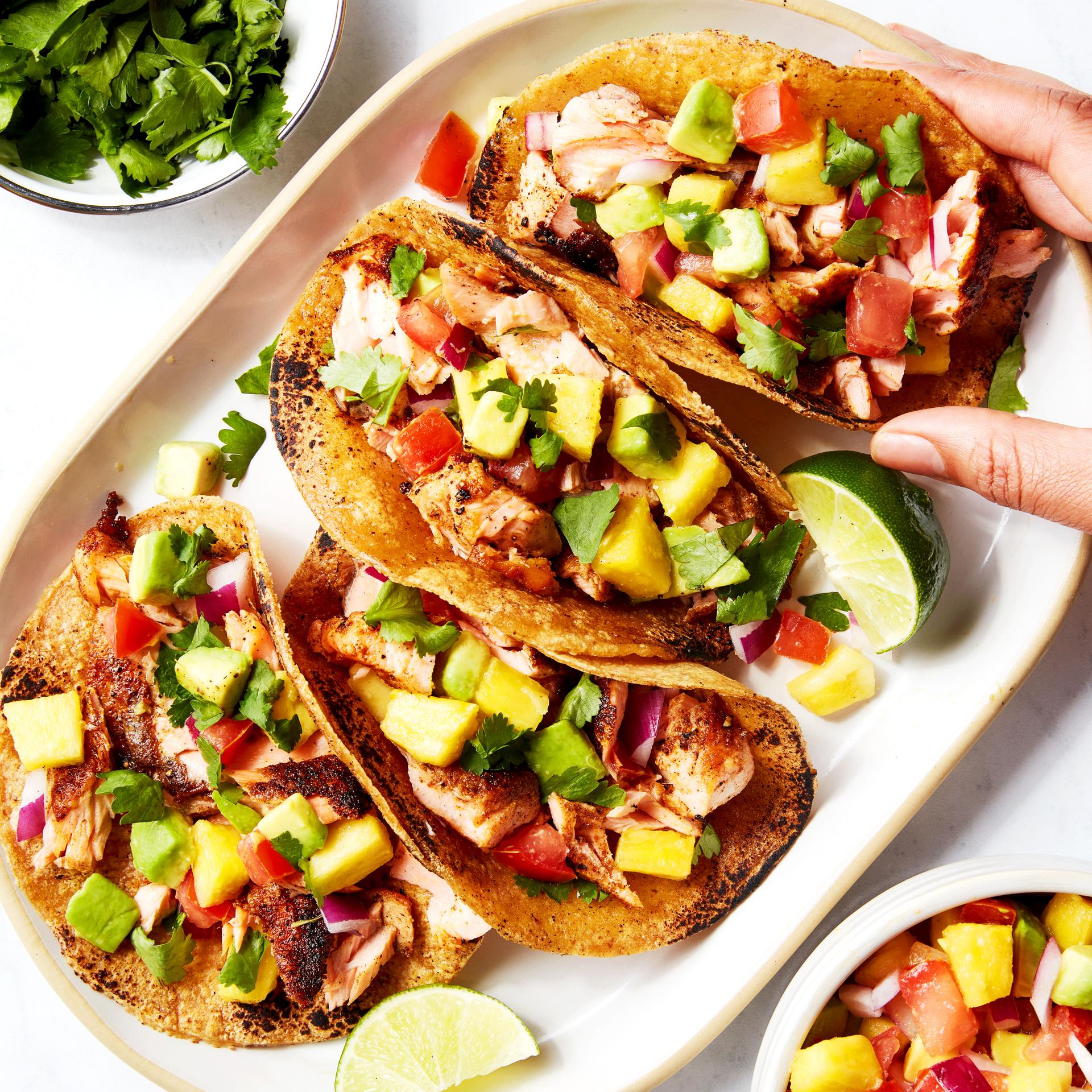 Salmon Tacos